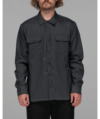 Fathom L/S Tech Shacket - Charcoal Venez acheter