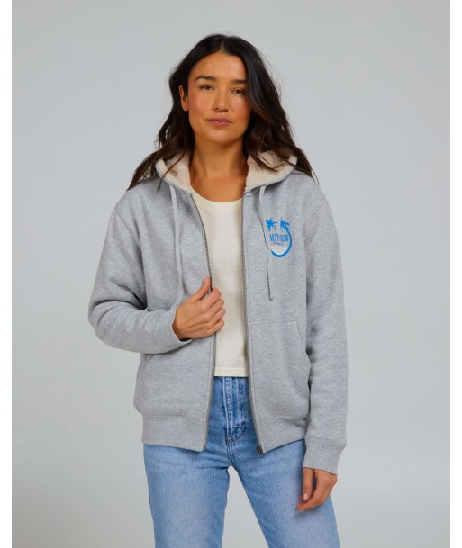 Shades Sherpa Zip Hoody - Athletic Heather rembourrage situé sous