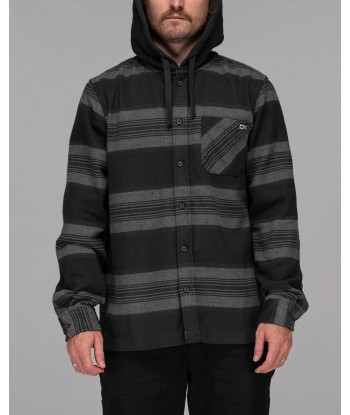 Outback Hooded L/S Flannel - Coal vente chaude votre 