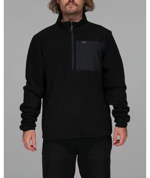 Swellter Polar Half Zip - Black 50% de réduction en Octobre 2024