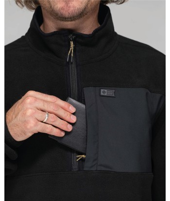 Swellter Polar Half Zip - Black 50% de réduction en Octobre 2024