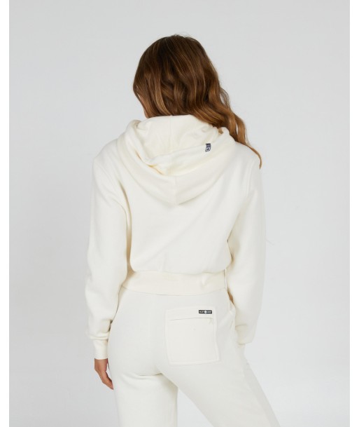 Alpha Crop Hoody - Off White livraison et retour toujours gratuits